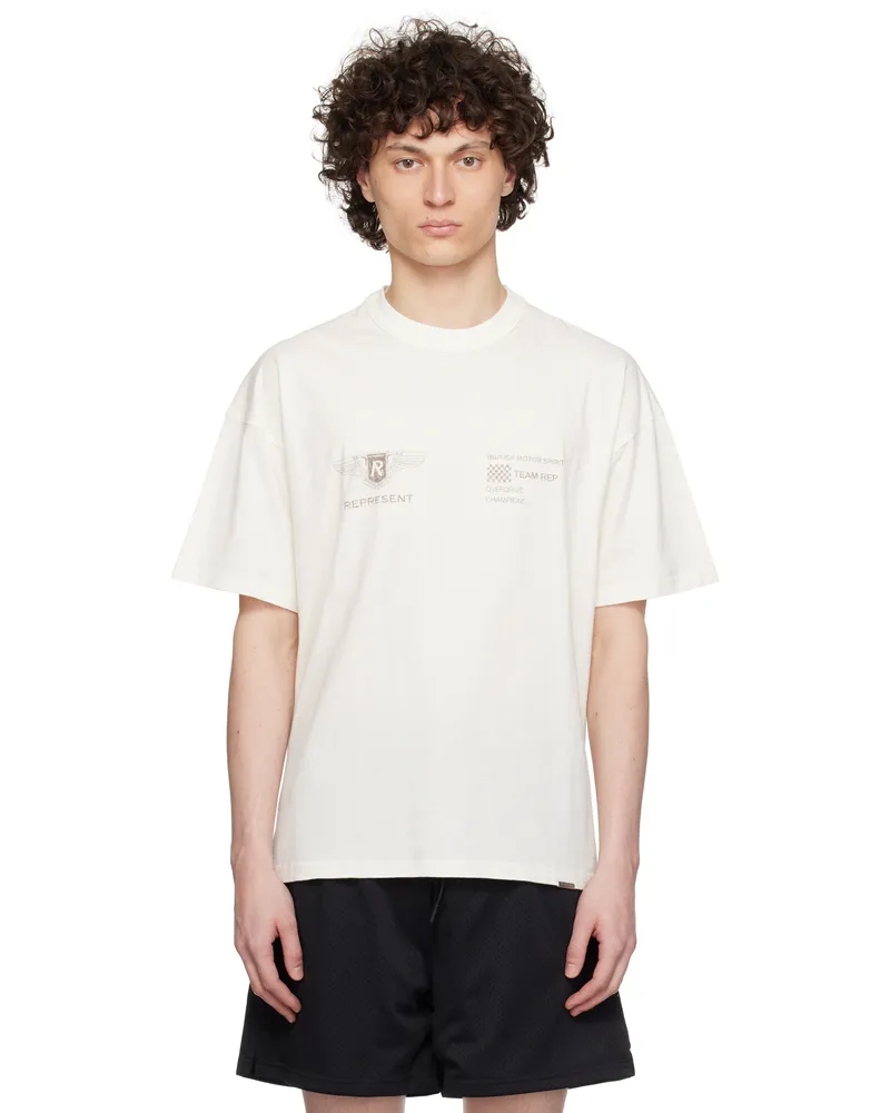 REPRESENT Off-White 'Team Rep' T-shirt Flat
