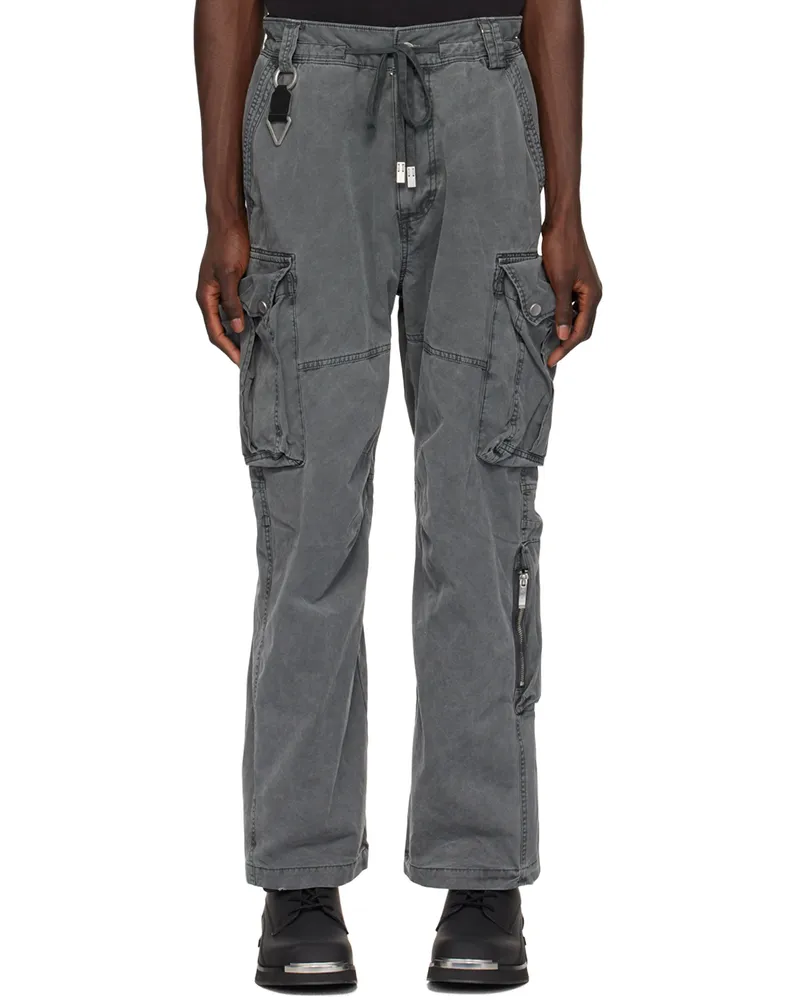 C2H4 Gray Volcano Cargo Pants Erode