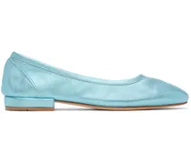 Blue Serafina Ballerina Flats