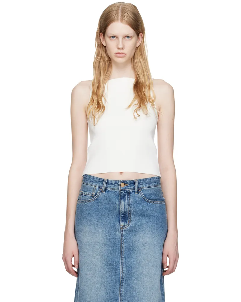 Esse Studios Off-White Obie Tank Top Crema