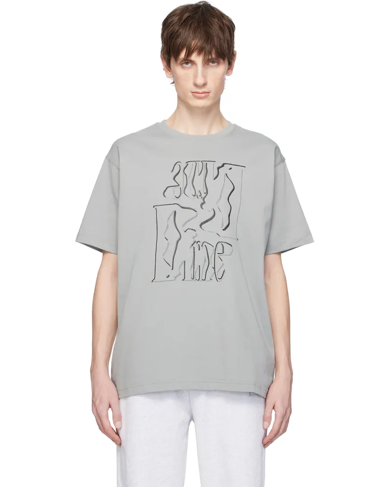 Dime Taupe Monogram T-shirt Gravel