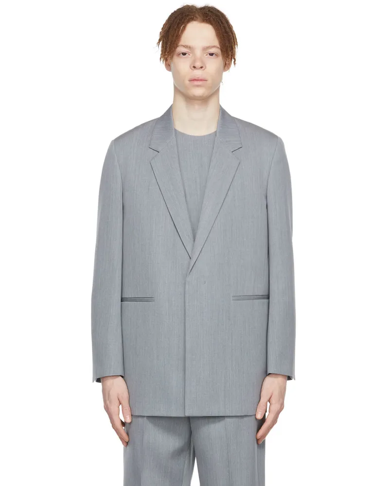 Jil Sander SSENSE Exclusive Gray Wool Blazer 044