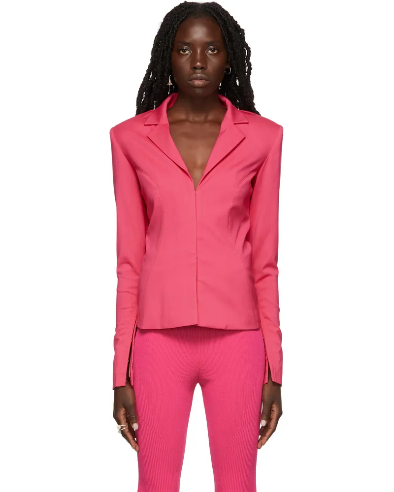Jacquemus Pink La Montagne 'La Veste Obiou' Blazer 430