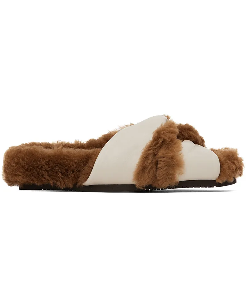 By Malene Birger Brown & Beige Moria Sandals 1u3