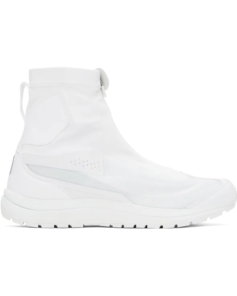 Boris Bidjan Saberi White Salomon Edition Bamba 2 High V2 Sneakers White