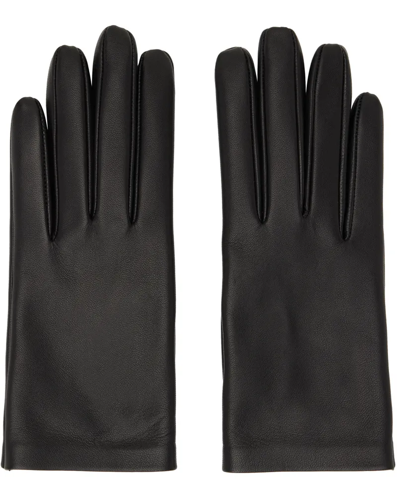The Row Black Lorella Gloves Black