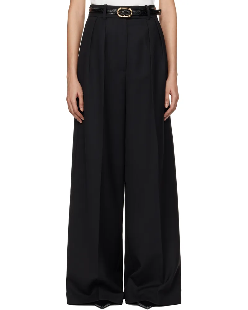 Anine Bing Black Lou Trousers Black