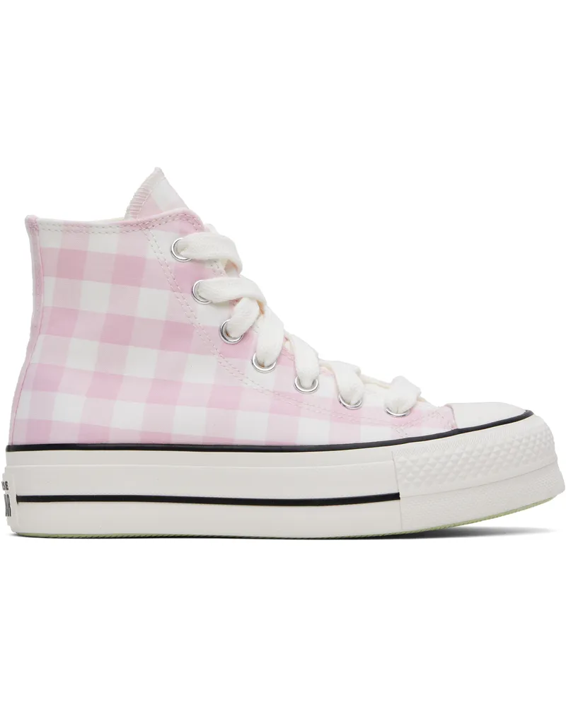 Converse Pink & White Chuck Taylor All Star Gingham Sneakers Vintage