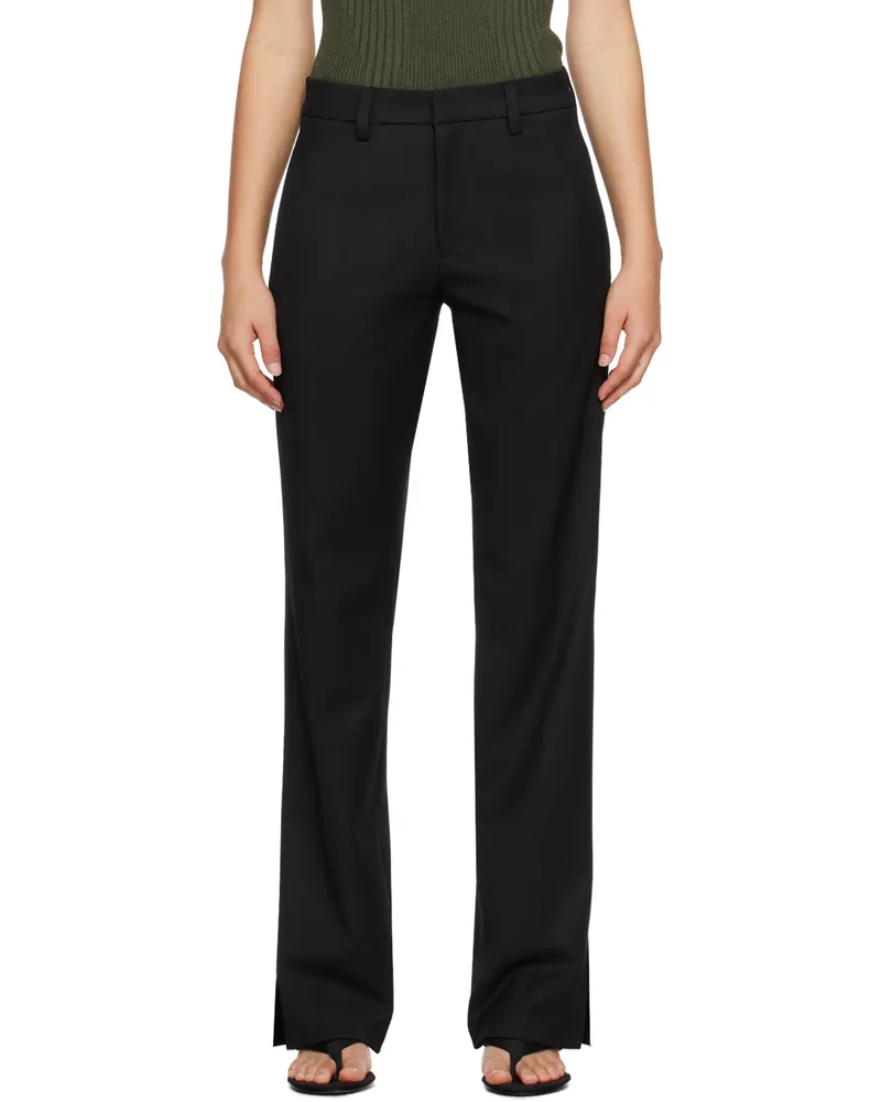 MISBHV Black Oversized Trousers Black