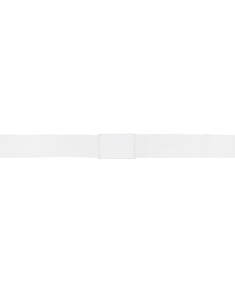 Carhartt WIP White Tonal Script Belt White