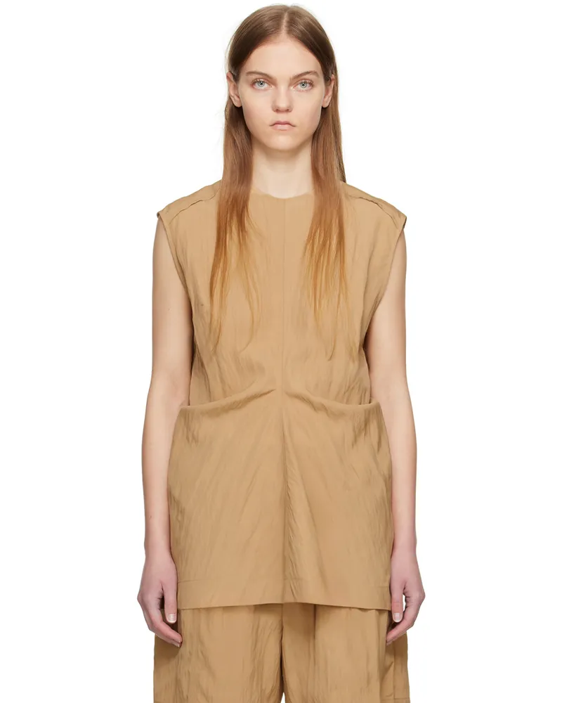 Studio Nicholson Beige Garda Tank Top Sand