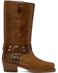 Paris Texas Brown Roxy Boots Cuoio