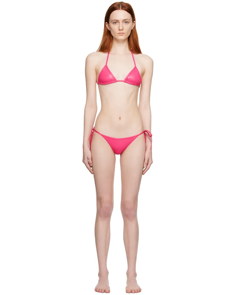 ATTICO Pink Triangle Bikini 008