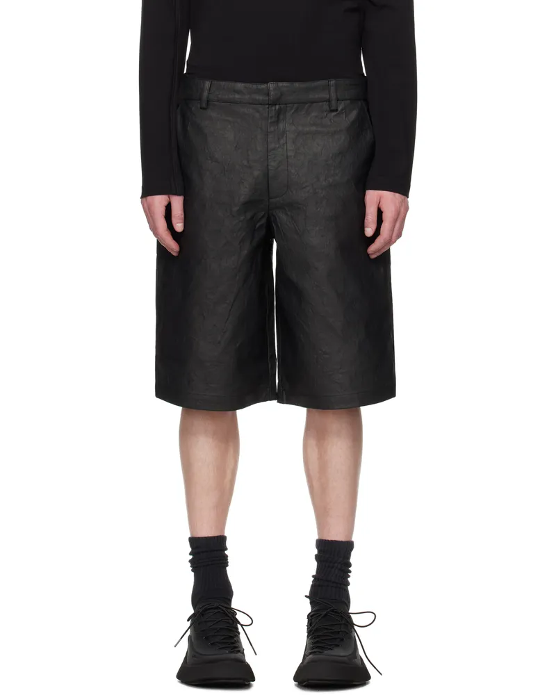 Heliot Emil Black Armada Shorts Black
