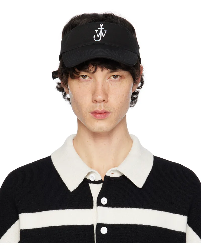 J.W.Anderson Black Anchor Logo Visor 999