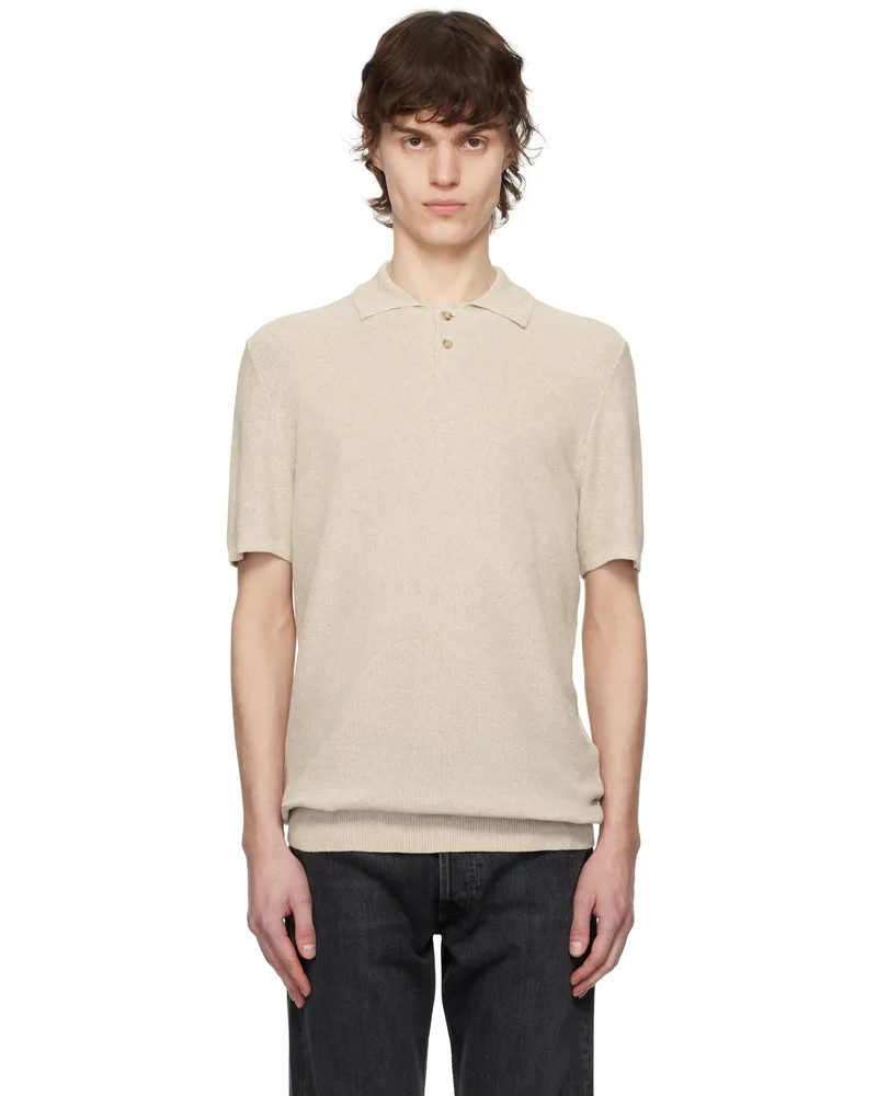 A.P.C. Beige Jay Polo Baa