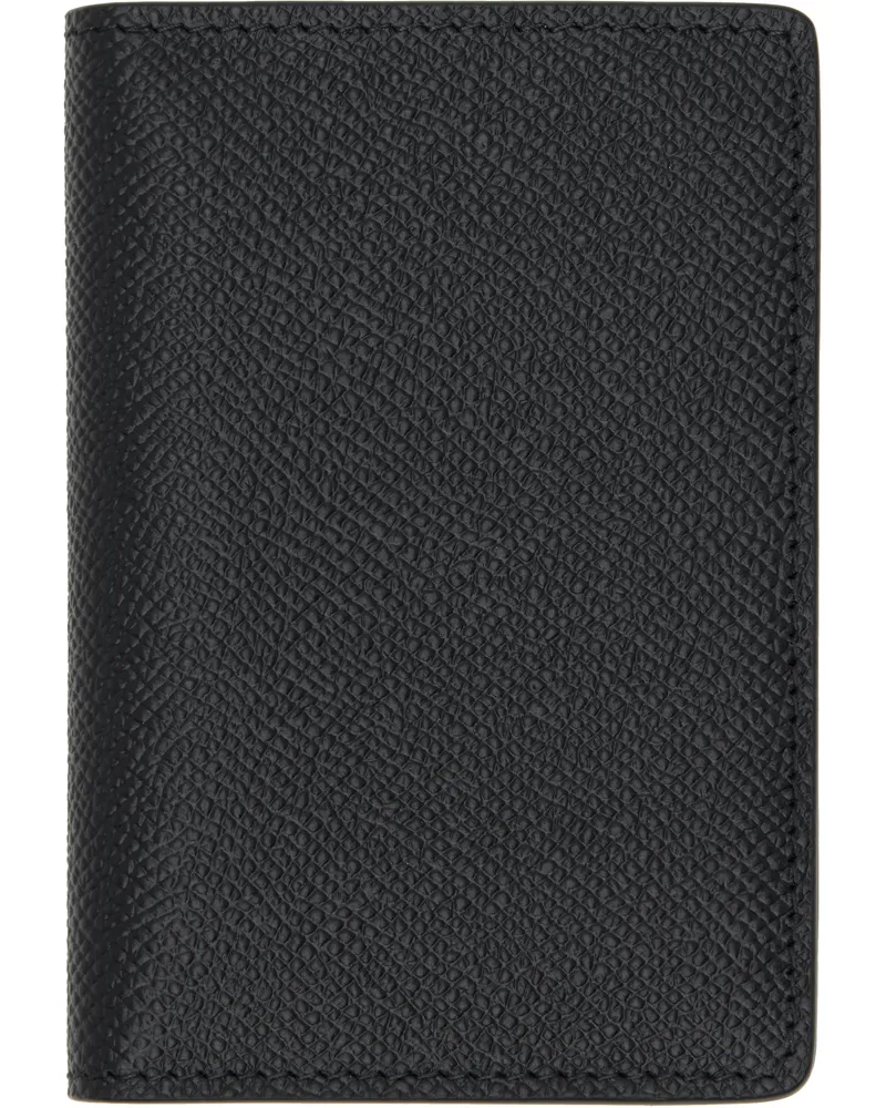 Maison Margiela Black Slim 2 Card Holder T8013