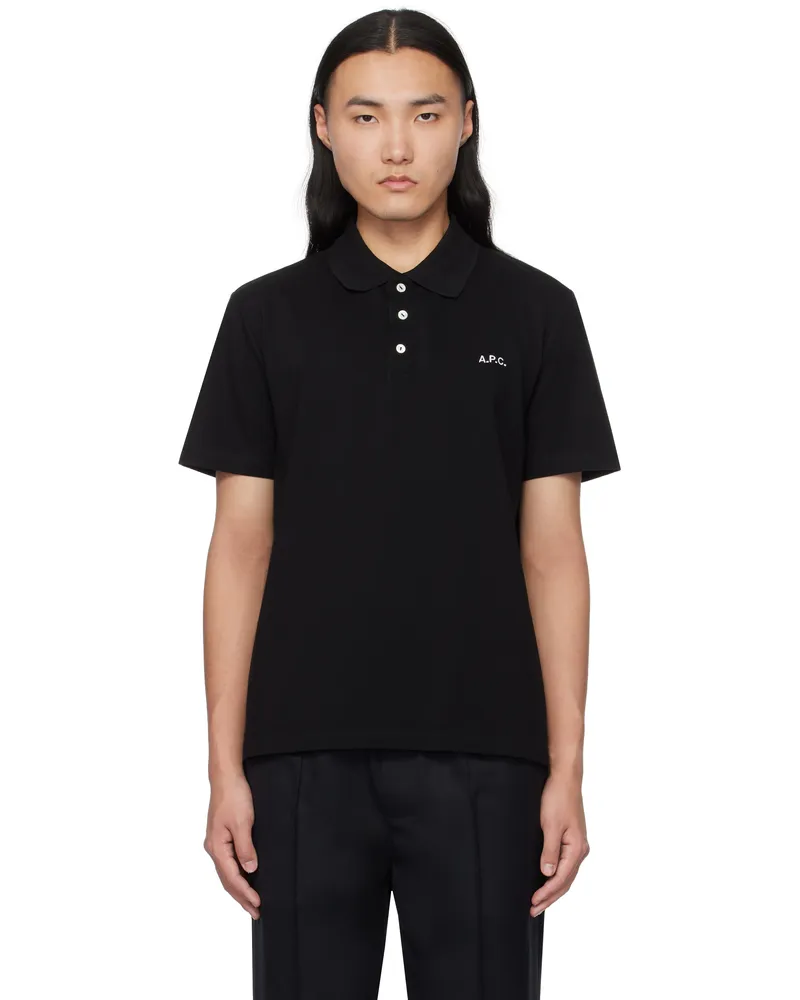 A.P.C. Black Standard Polo Lzz