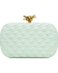 Bottega Veneta Blue Knot Clutch Glacier