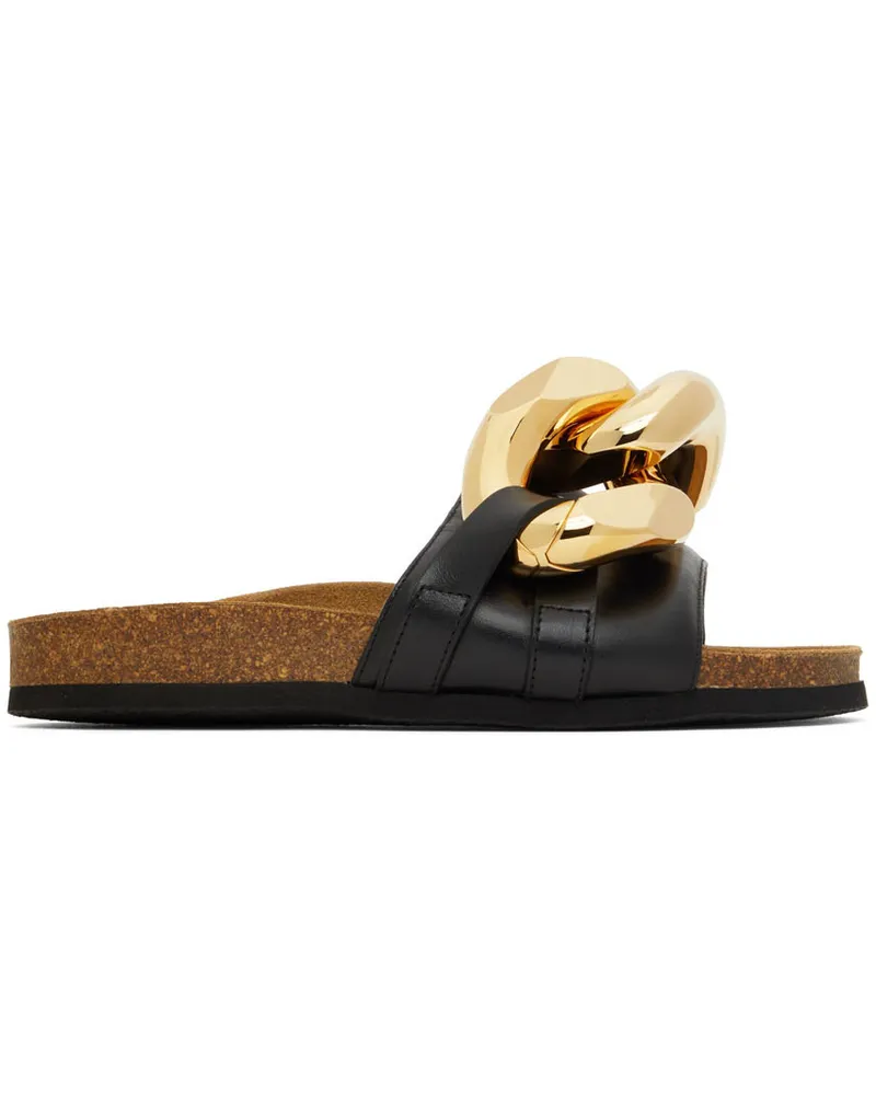 J.W.Anderson Black Chain Slides 999