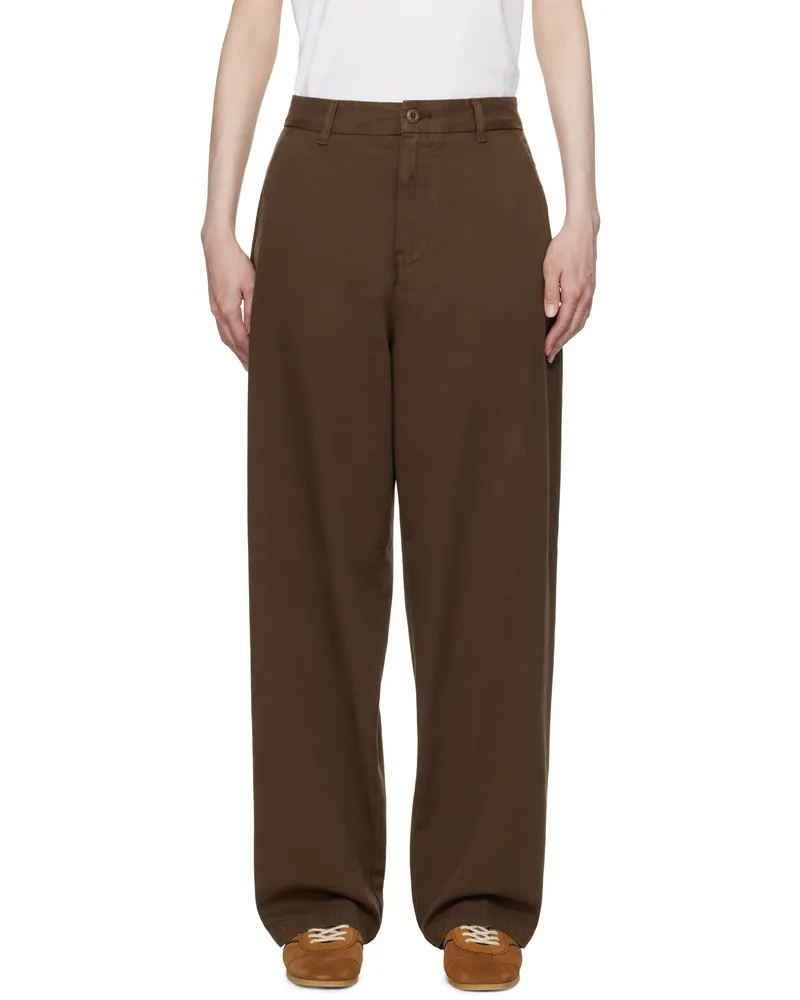 Carhartt WIP Brown Brady Trousers Liberica