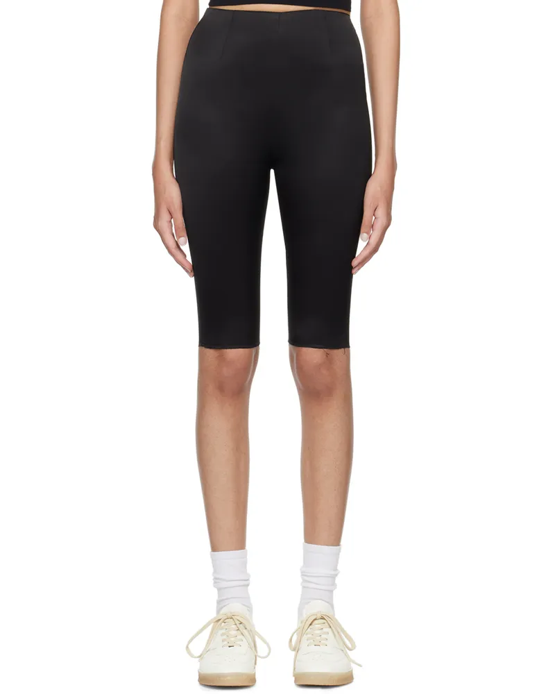 Maison Margiela Black Raw Edge Shorts 900