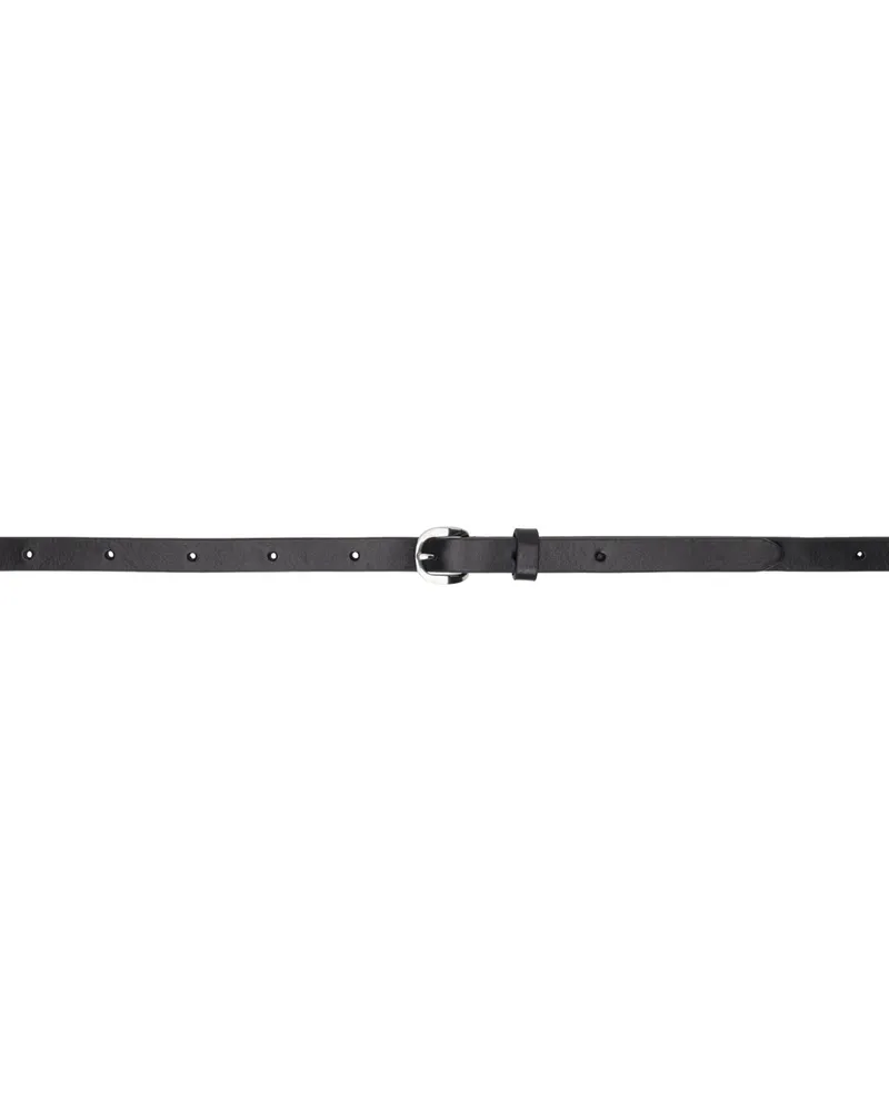 Rag & Bone Black Mini Belize Belt Blk