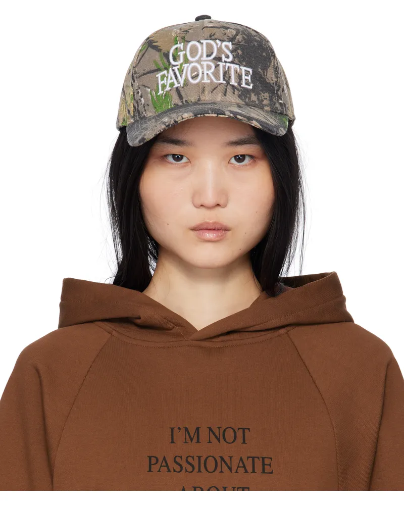 Praying Khaki 'God's Favorite' Cap Camo