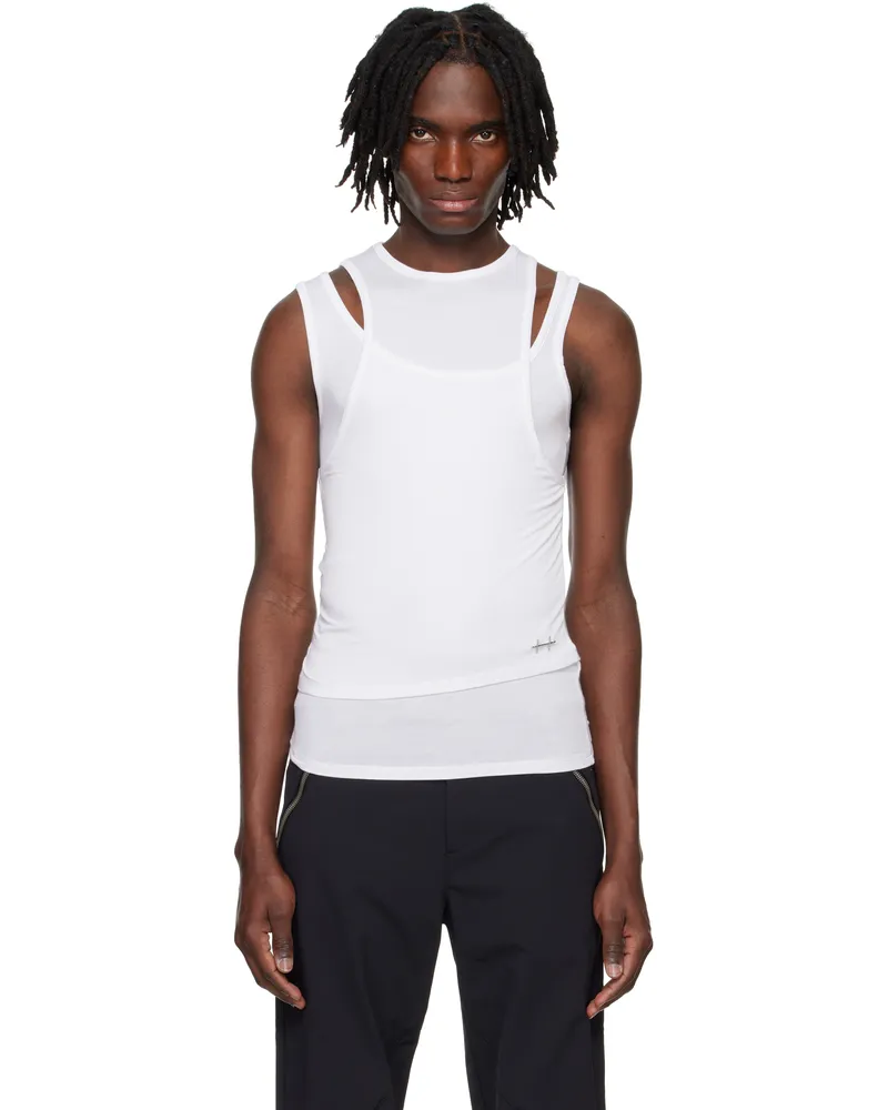 Heliot Emil White Eudaimonia Tank Top White