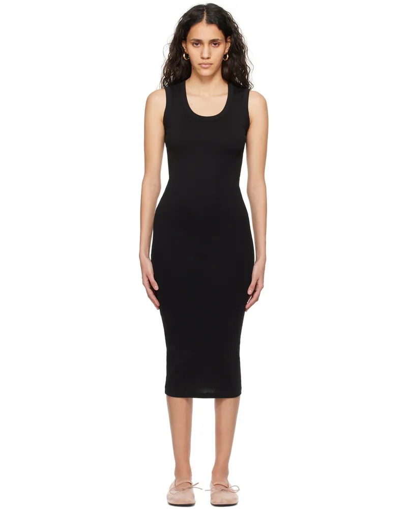 Flore Flore Black Joline Midi Dress Black