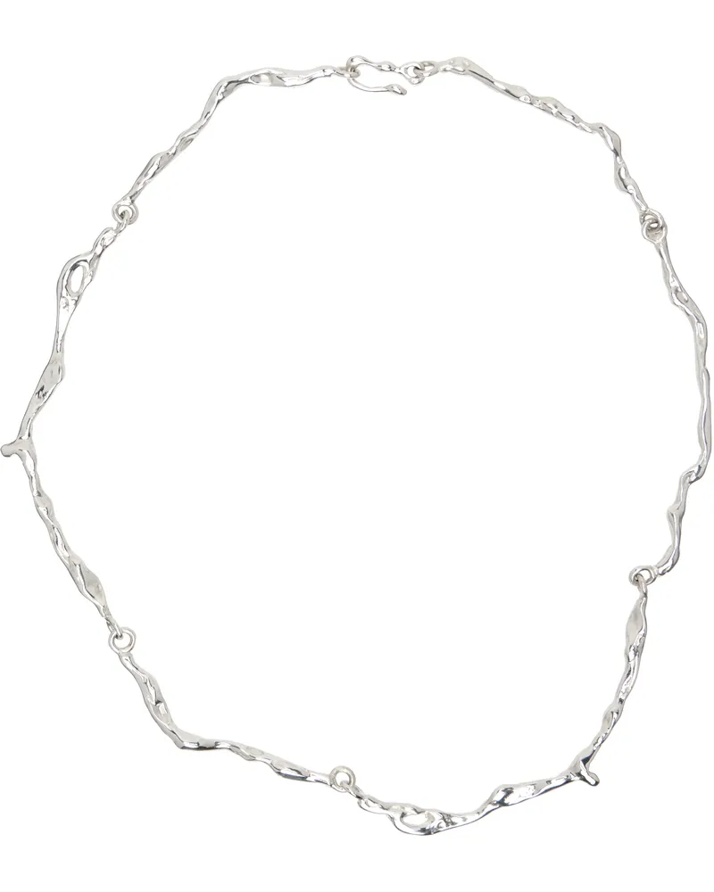 FARIS Drip Collar Necklace Sterling