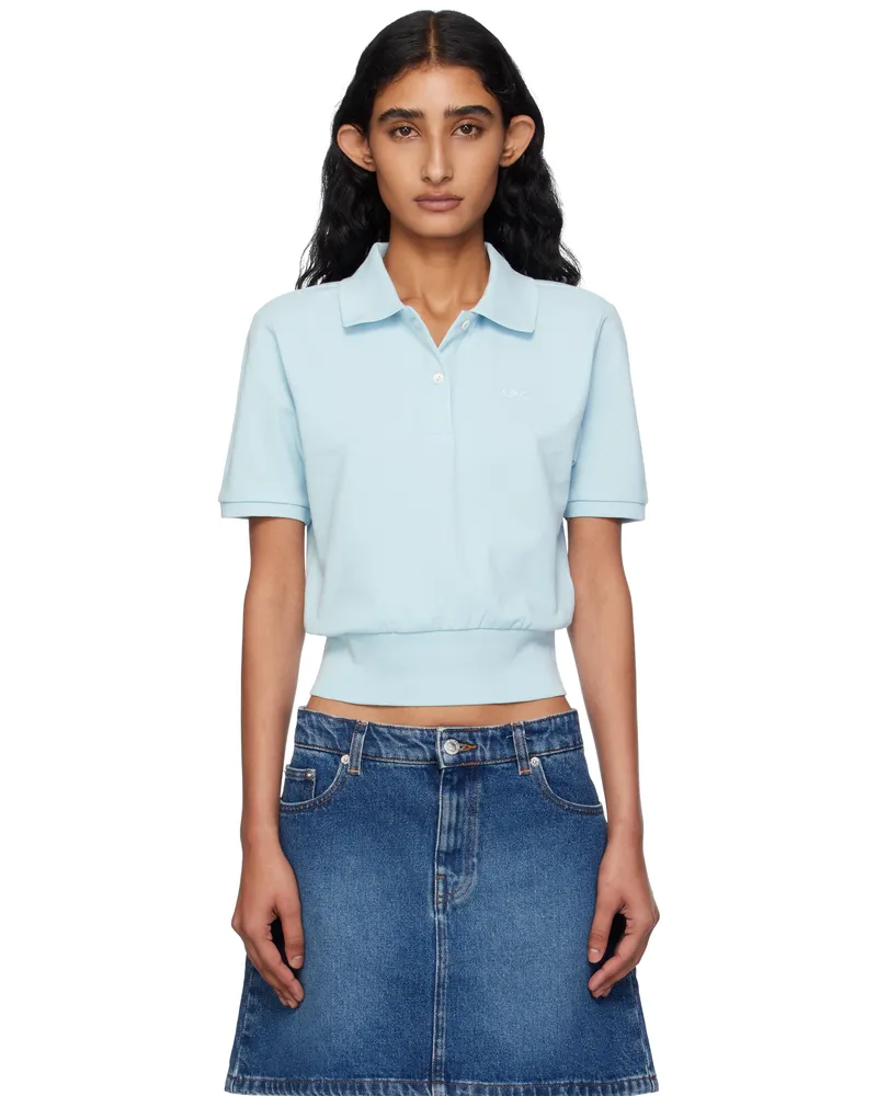 A.P.C. Blue Océane Polo Iab