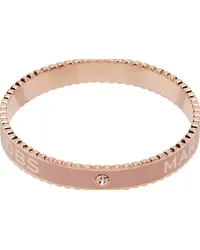 Marc Jacobs Rose Gold & Pink 'The Medallion' Cuff Bracelet Sand