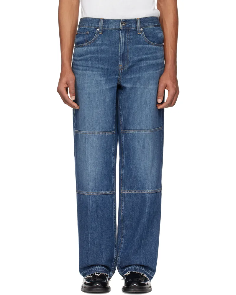Helmut Lang Indigo Carpenter Jeans Tinted