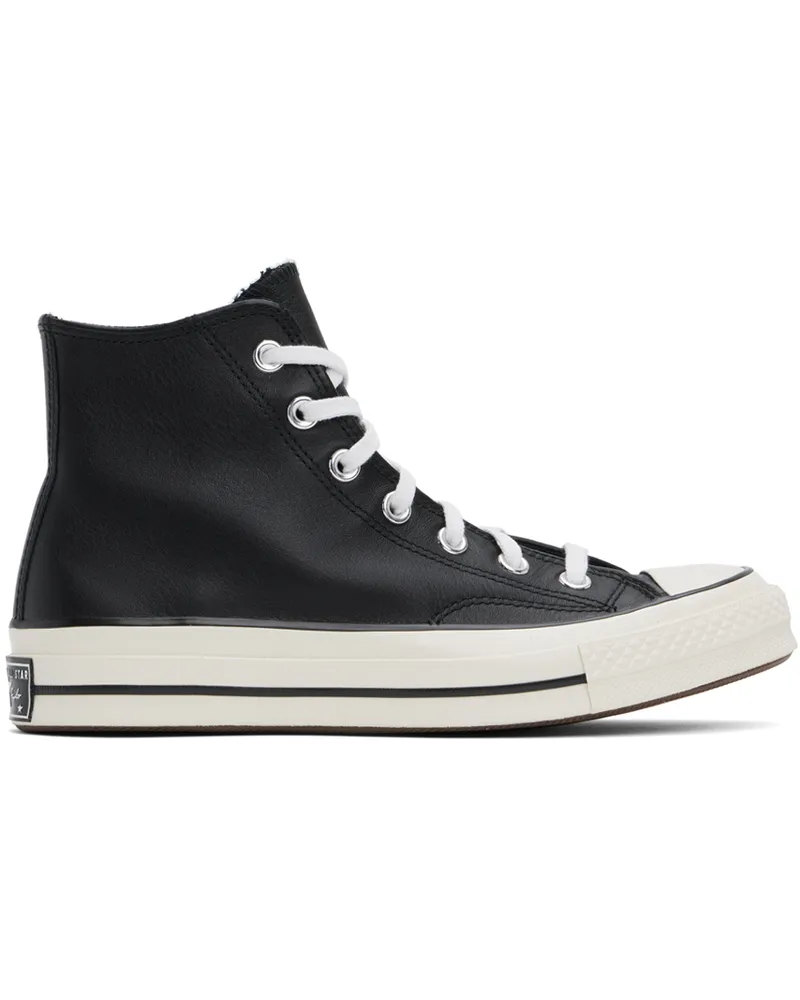 Converse Black Chuck 70 Leather Sneakers Black