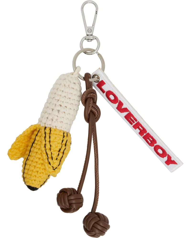 Charles Jeffrey Loverboy Multicolor Banana Bag Charm Banana