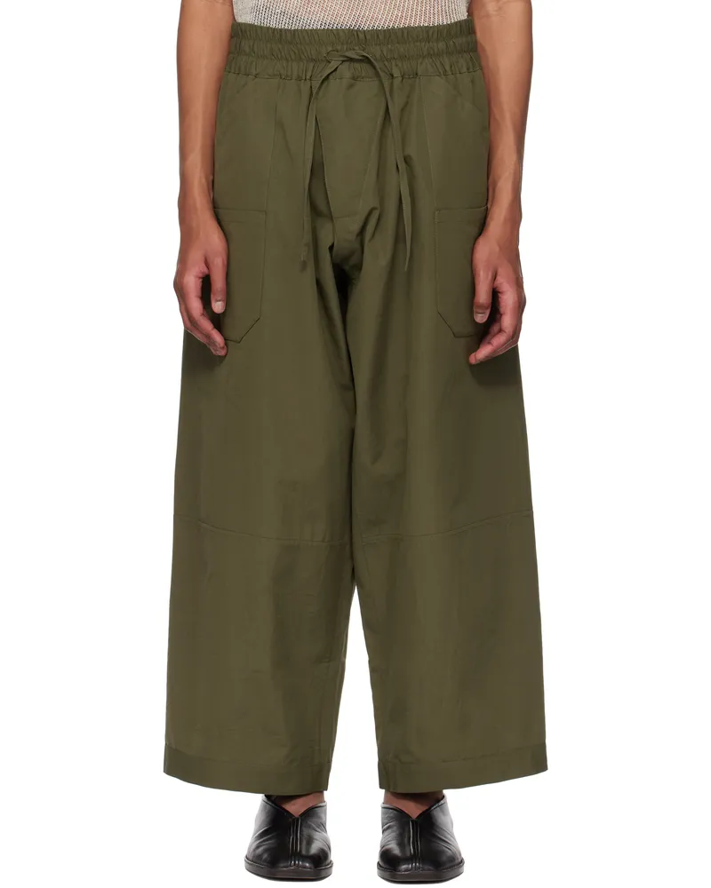 Jan-Jan Van Essche Khaki #86 Trousers Army