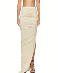 Rick Owens Lilies Off-White Svita Maxi Skirt Champagne