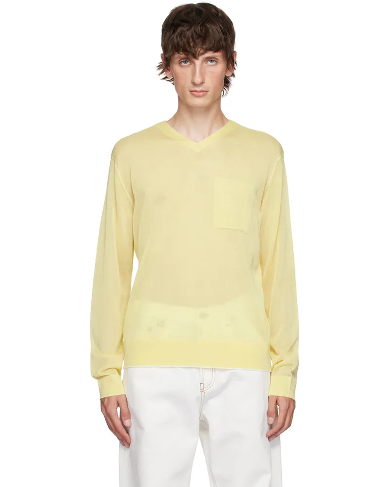 Jacquemus Yellow La Casa 'La maille Paseo' Sweater 210
