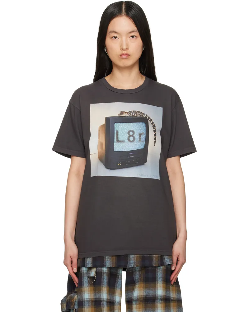 Collina Strada Gray 'L8r' Graphic T-shirt L8r