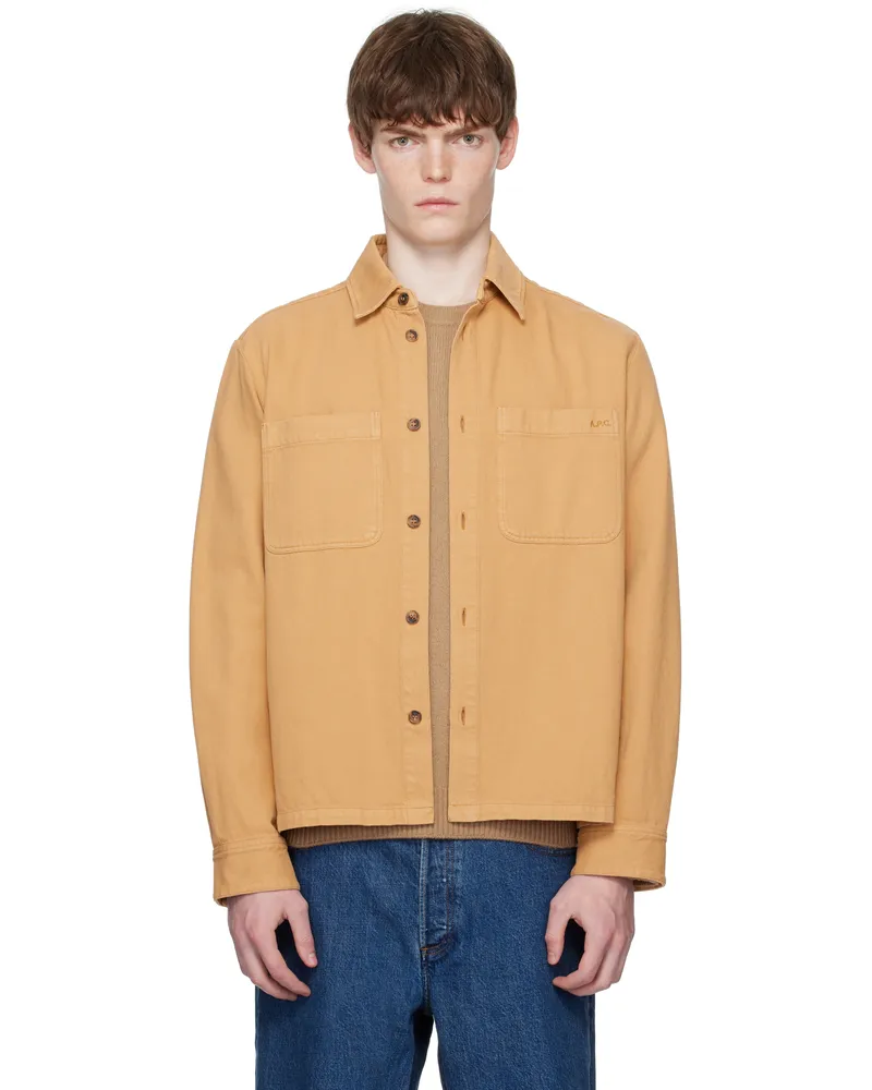 A.P.C. Yellow Leon Overshirt Cab