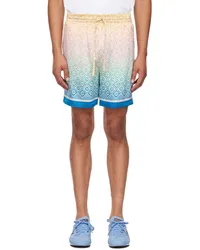 Casablanca Paris Multicolor Gradient Monogram Shorts Diamond