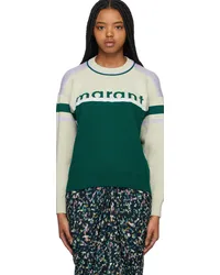 Étoile Isabel Marant Green & Beige Carry Sweatshirt 60ed