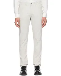 Theory Off-White Raffi Trousers Limestone