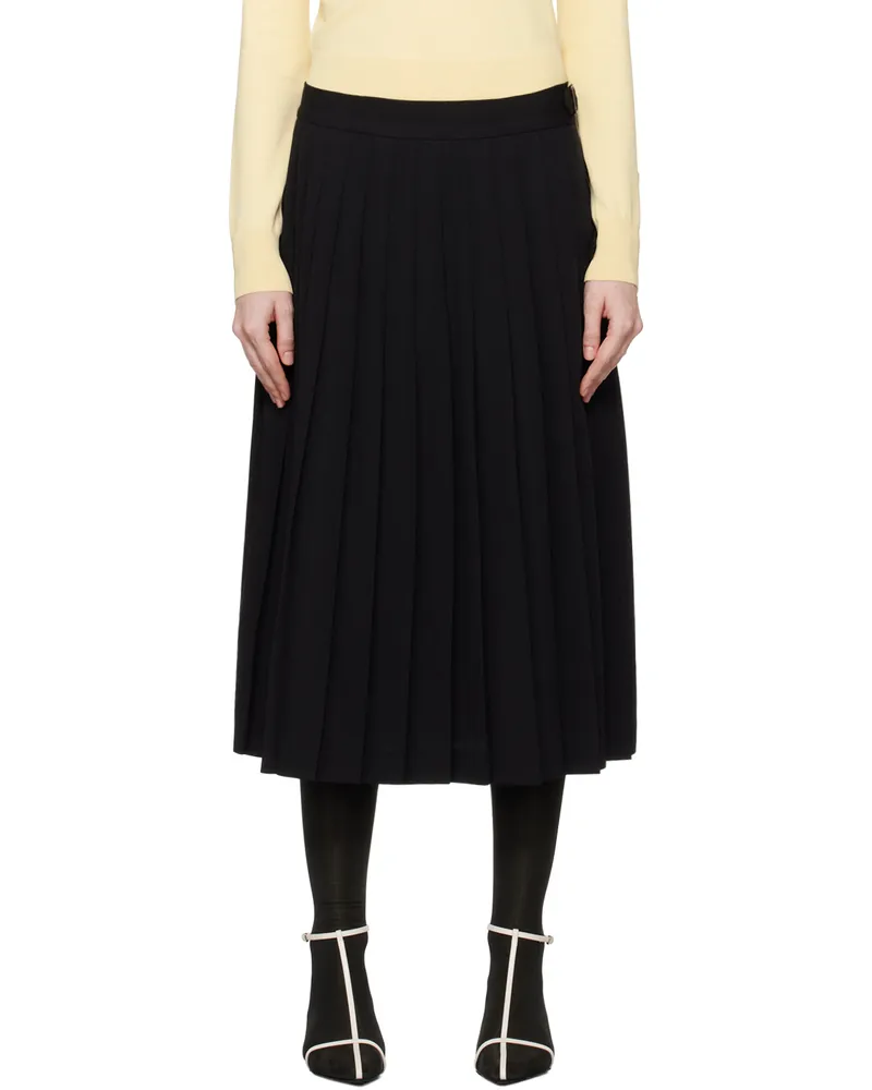 Meta Campania Collective Black Gertrude Midi Skirt Black