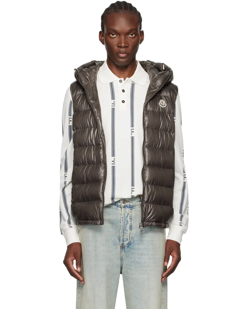 Moncler Brown Barant Down Vest 243