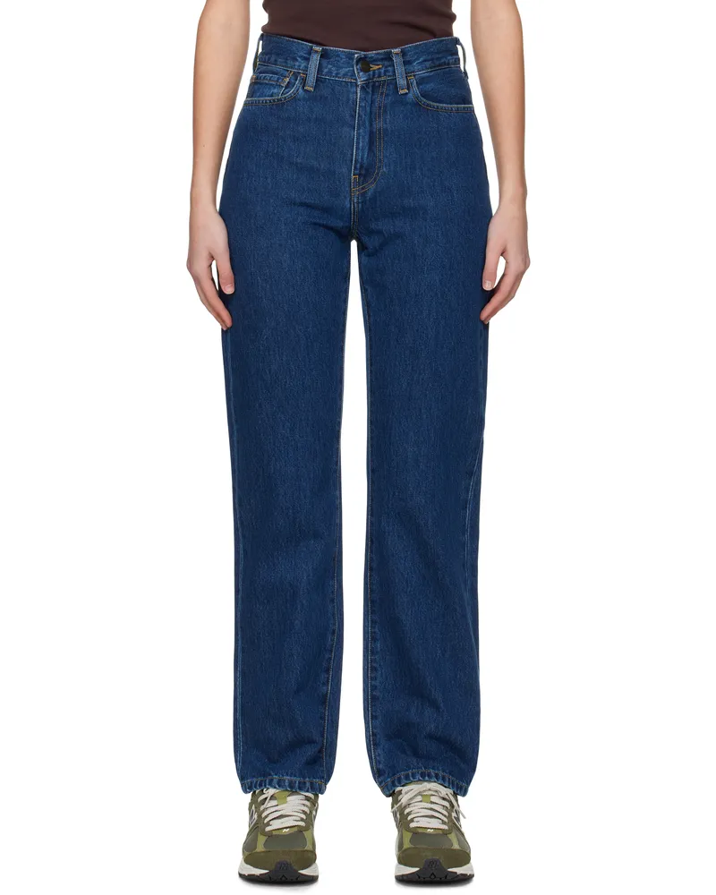 Carhartt WIP Blue Noxon Jeans Stone