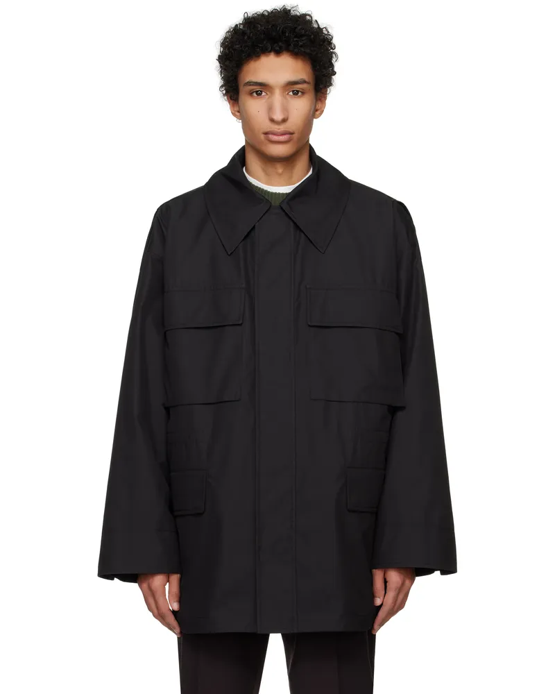 Jil Sander Black Field Jacket 001
