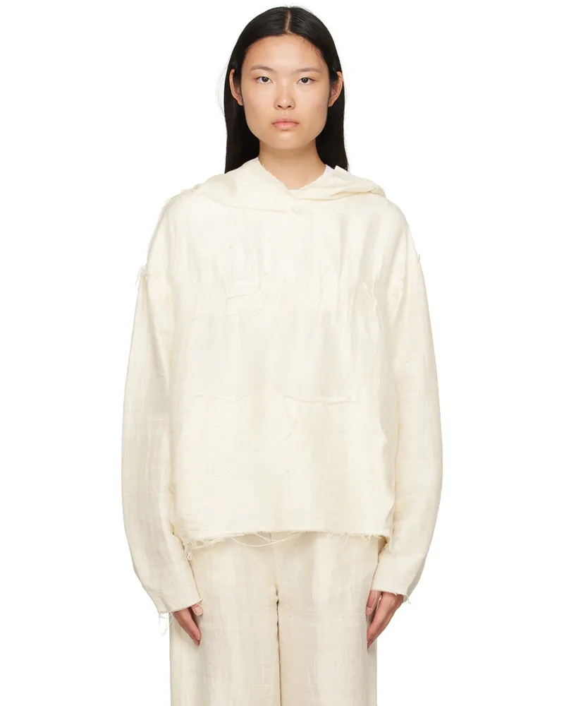 AIREI Beige Destiny Ghost Hoodie Natural
