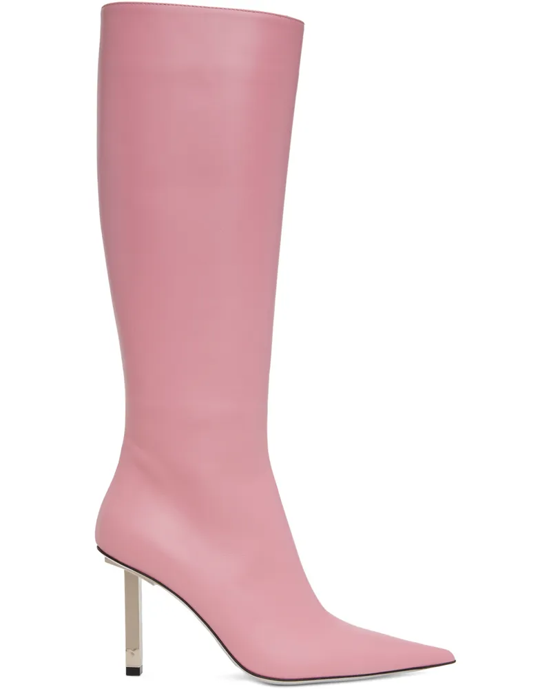 ioannes Pink Tresor Pointed Boots Rosa
